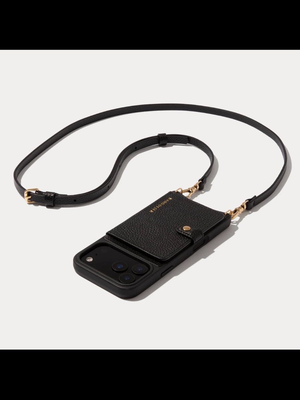 Bandolier Leather MagSafe Crossbody Phone Case - two cases! - Picture 3 of 13